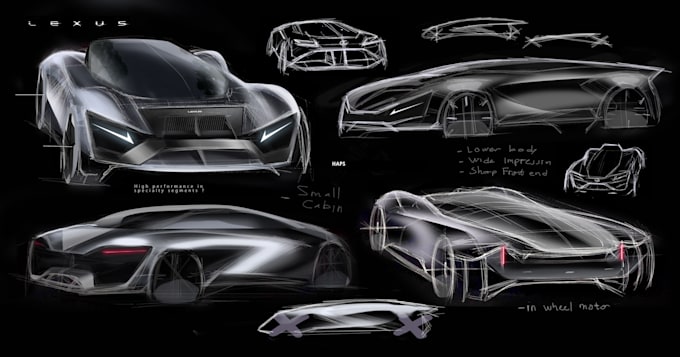 design automotive concept work with style