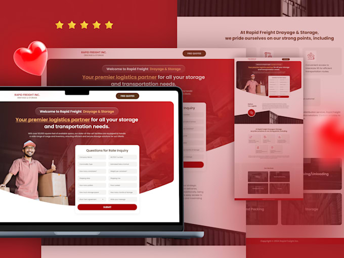 design and develop a cro, highconverting, ai driven webflow landing page