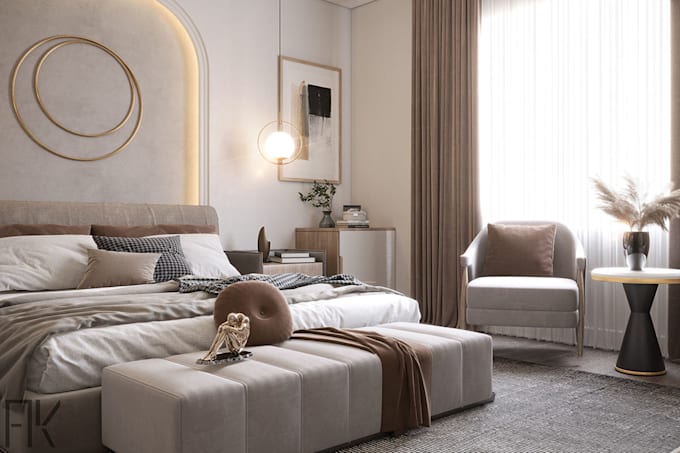 create stunning architectural interior design with realistic 3d rendering