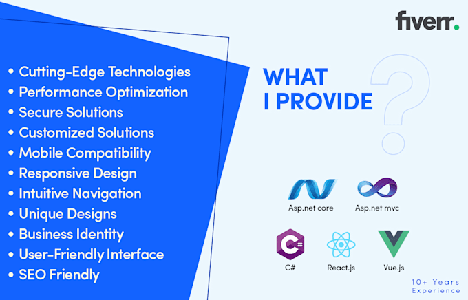 be your asp dot net core developer for web apps apis and integrations