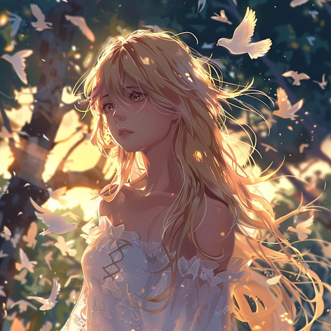 do anime art commission oc, fanart