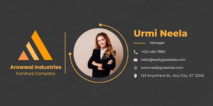 create a clickable HTML email signature