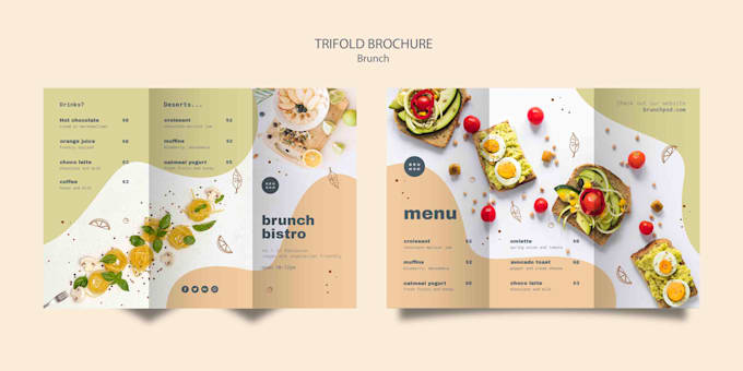 design professional food menu and flyer for your restaurant