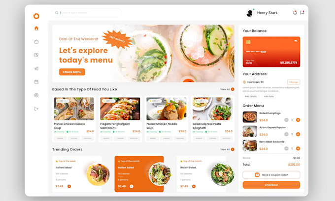 design website UI UX, PSD website mockup, figma web template