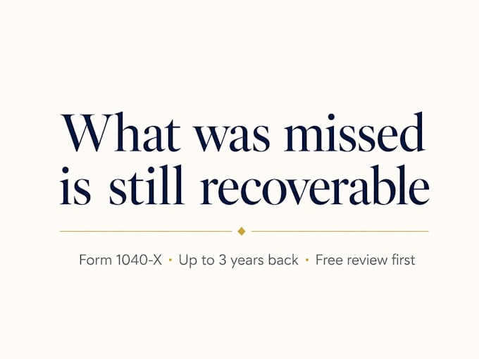 amend your US tax return 1040x to fix errors and recover your maximum refund