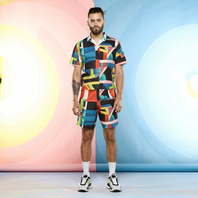 create streetwear shorts or any design