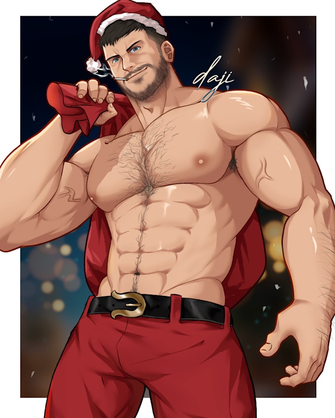 draw I will draw anime character or gay bara, sfw nsfw