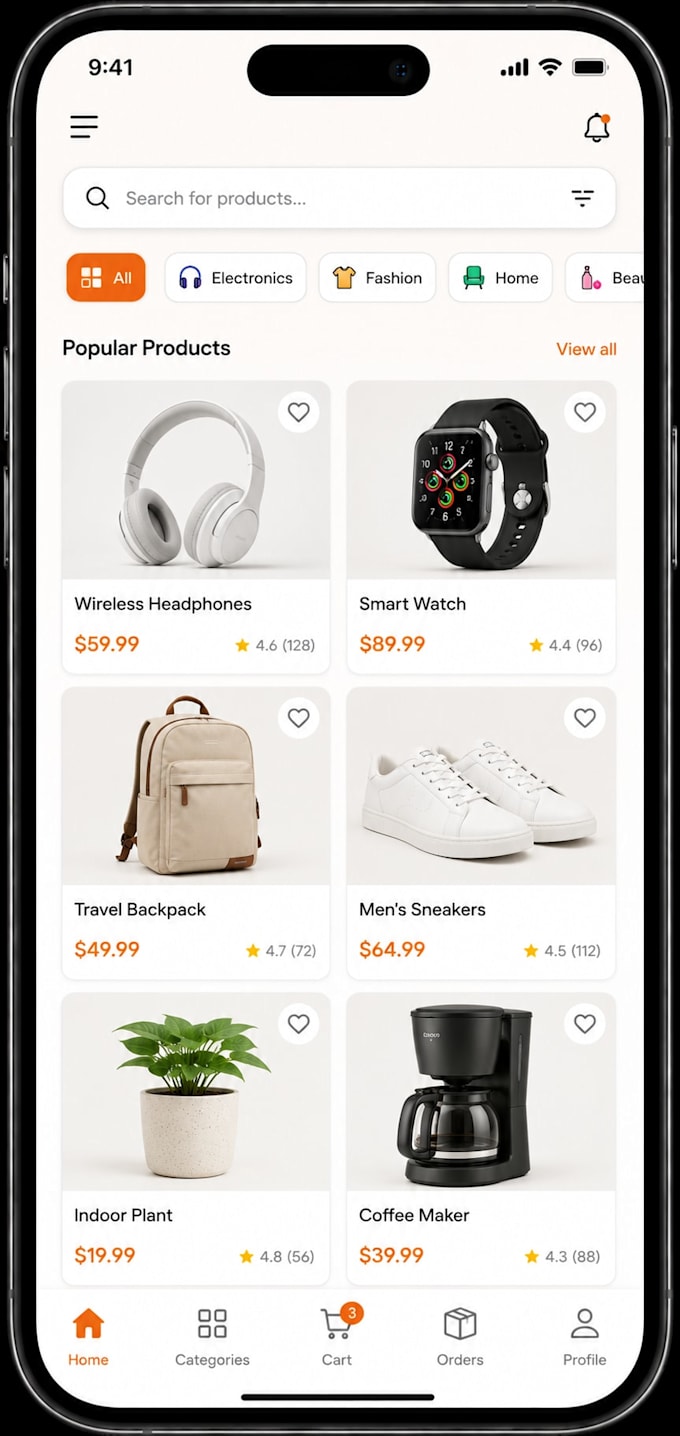 build a flutter ecommerce app with admin panel and payment