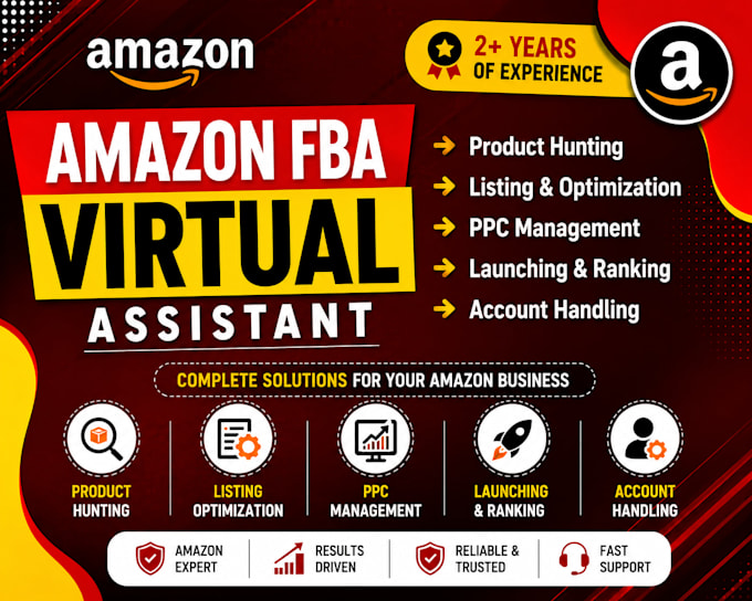 manage your amazon fba store as an expert virtual assistant