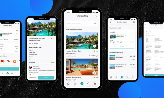 build flutter food delivery restaurant, travel, booking app