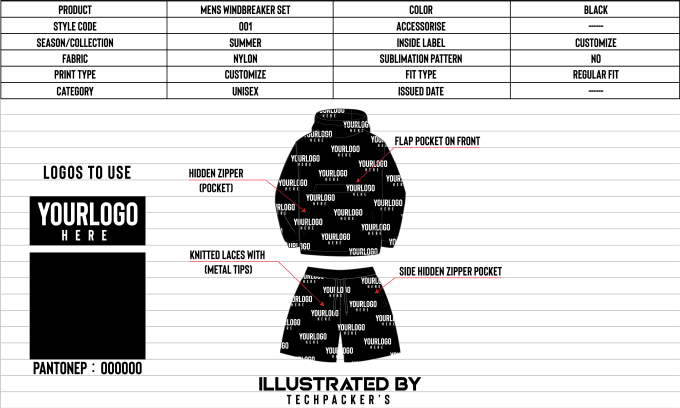 do apparel mock ups for your clothing brand