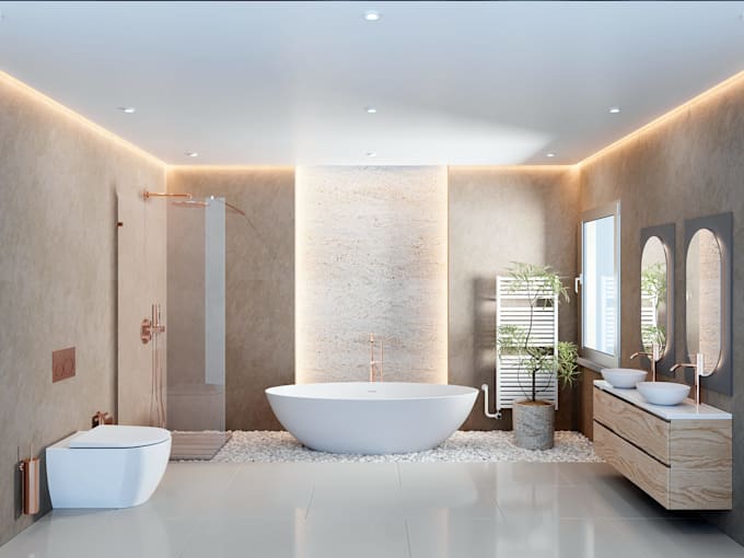 do interior exterior architecture 3d rendering