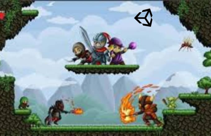 Do unity game development 2d unity game 2d multiplayer game mobile ...
