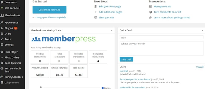 design wordpress membership website or subscription website