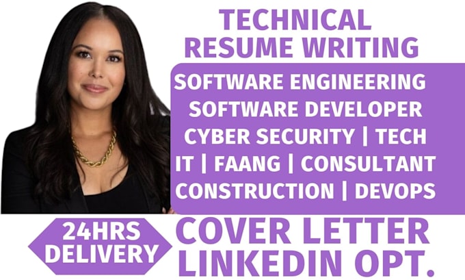 write engineering, technical, software, faang, consultant resume