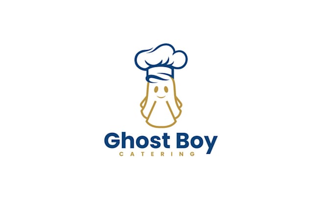 ghost boy catering logo design