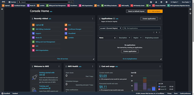 set up microsoft 365 suite, azure, and AWS