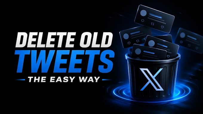 delete your old x or twitter posts and clean up your account