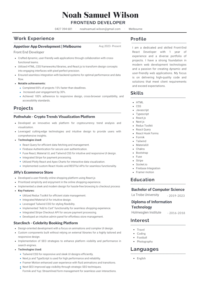 write professional ats US germany australia canada format resume cover letter