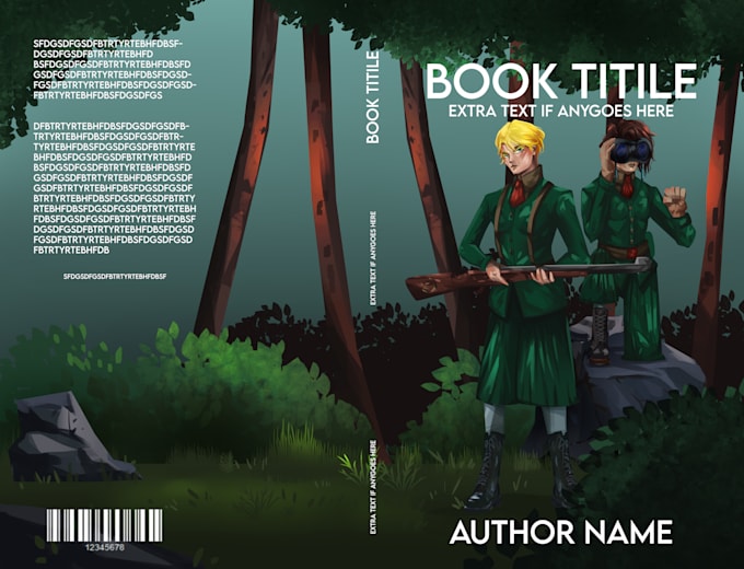 create a custom illustrated book cover that stands out