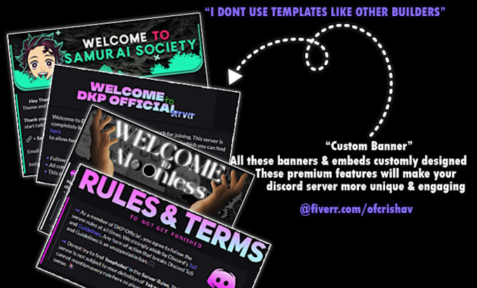 create you a professional discord server
