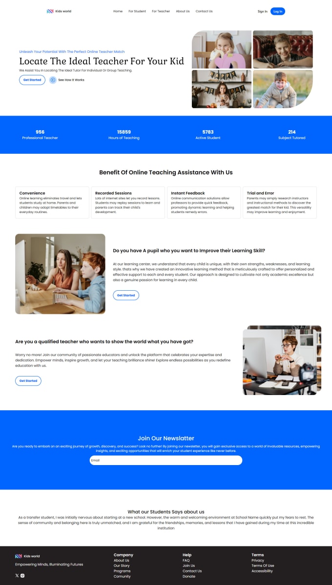 Be your frontend developer using react js, tailwind css by Alex_ayuba ... image.