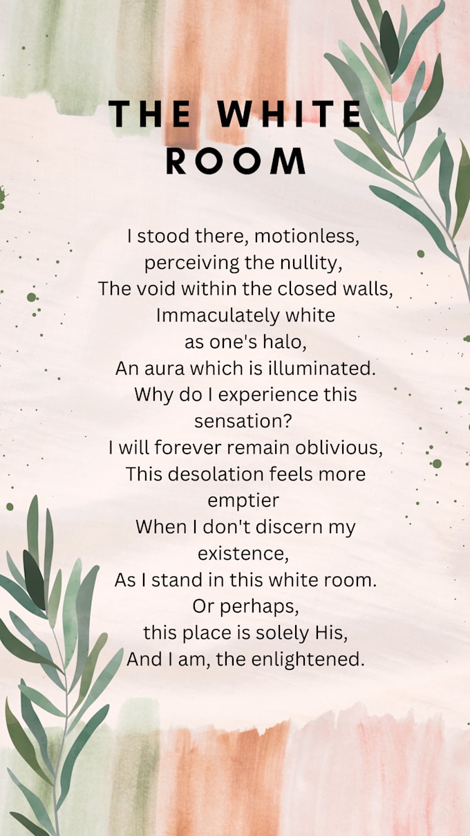 Draft poems based on any genre and theme of your choice by Jiyaverma649 ...