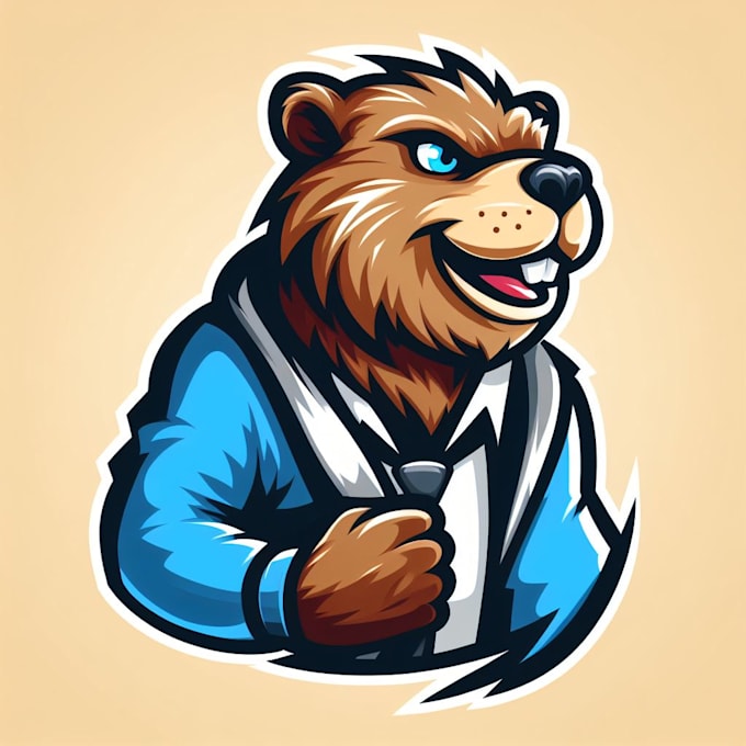 Design outstanding beaver mascot logo with express delivery by Carl ...