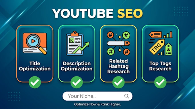 do youtube SEO optimization to rank your videos and grow your channel