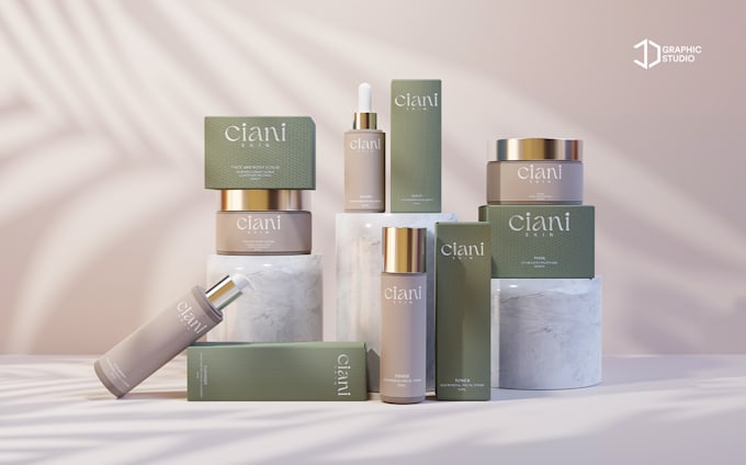 do product packaging design with 3d mockups