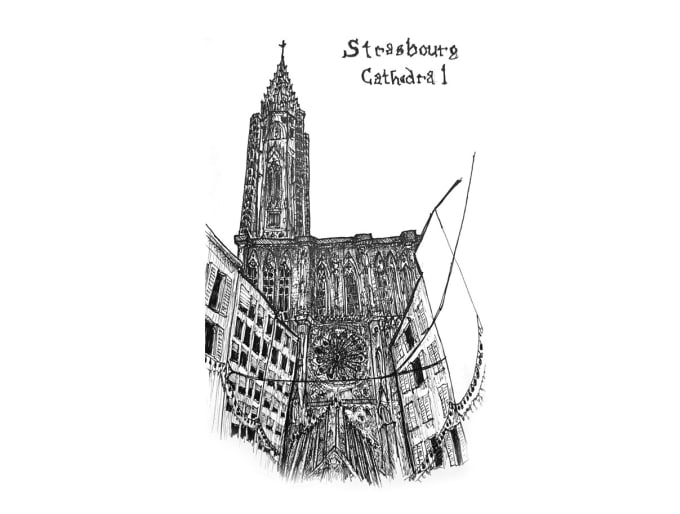 Hand draw architecture and urban design sketches by ilischater fiverr