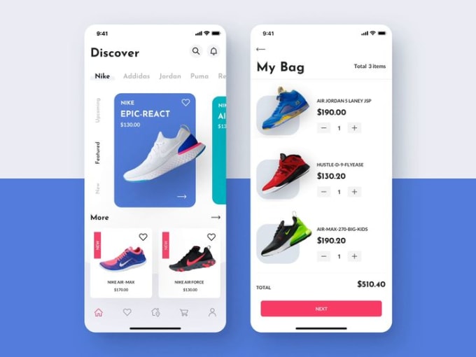 do figma to flutter conversion, develop flutter mobile app with firebase