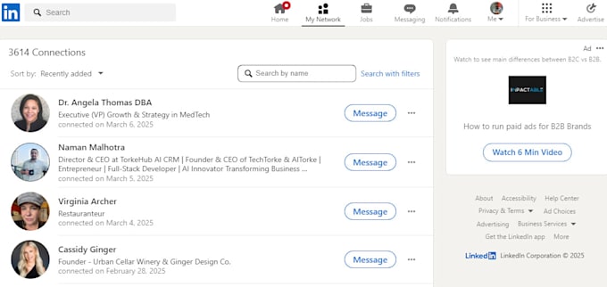 be your linkedin marketing manager