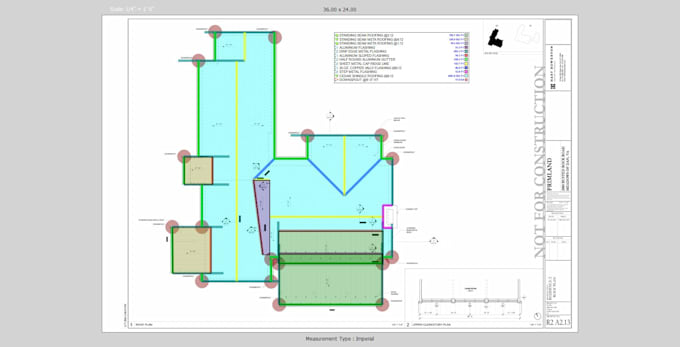 prepare roofing material takeoffs with excel and planswift