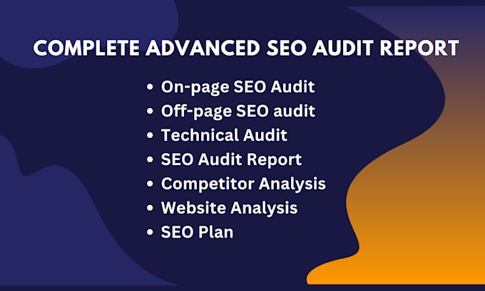 do advanced SEO audit reports and competitor analysis for your website
