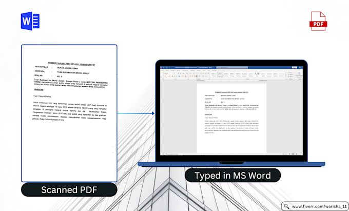 Type and format ms word documents by Warisha_11 | Fiverr