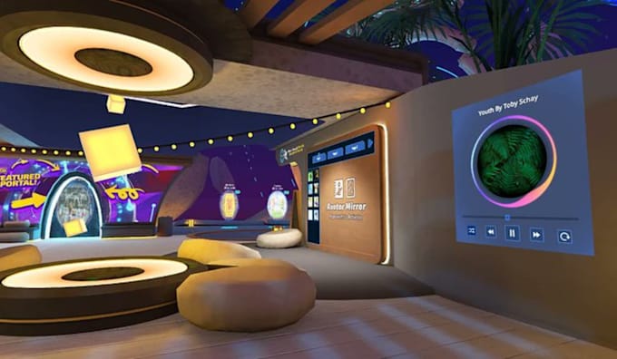 Build 3d vrchat world, vrc world, vr environment for quest and pc by ...