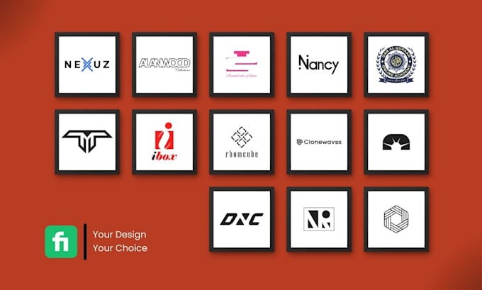 design custom unique logo for your brand to build trust and stand out
