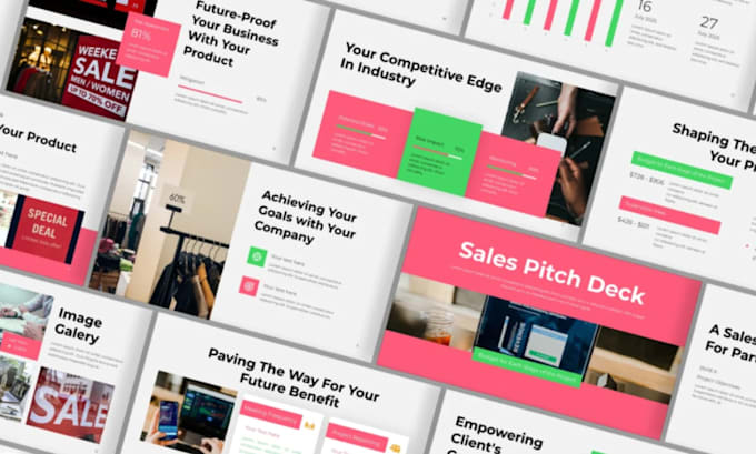redesign powerpoint presentation, investor pitch deck design, canva slides deck