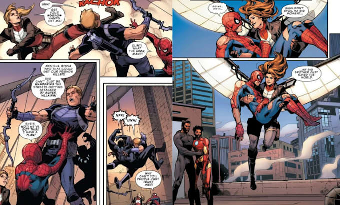 draw comic book illustration superhero comic cover storyboard graphic novel nsfw