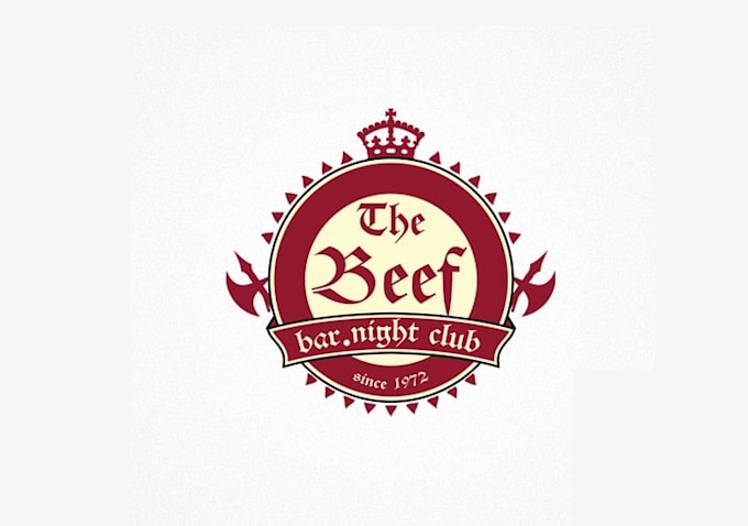 design enjoyable interesting beef logo