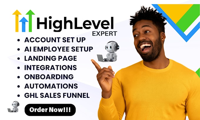 gohighlevel automation sales funnel landing page go high level course set up