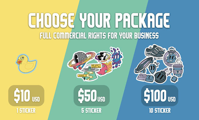 create cool custom stickers for you brand, hobbies, store, ets