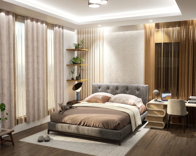 do interior design and rendering