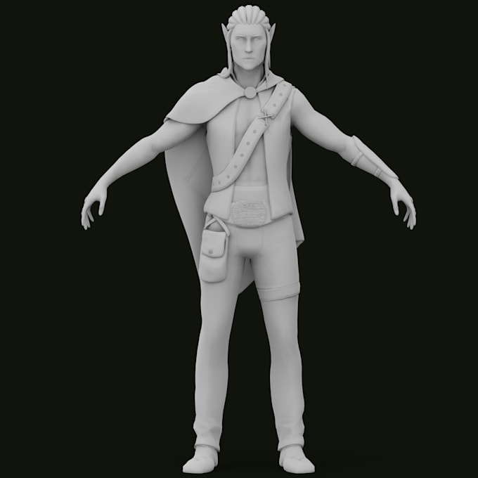 Do 3d stylized character,3d character modeling on blender rig 3d game ...