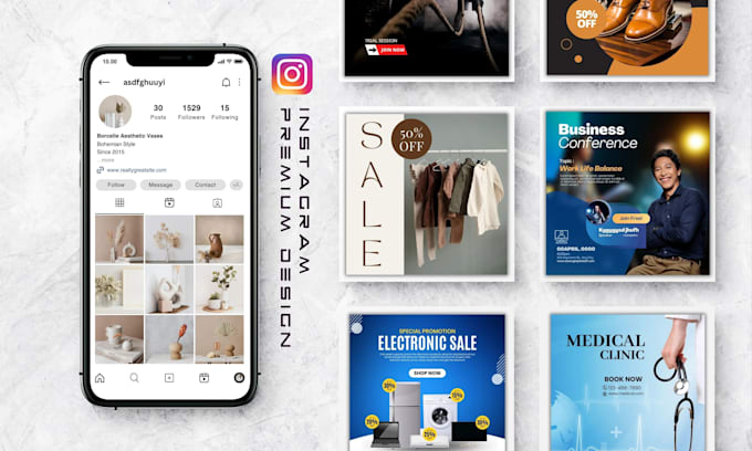 design a premium instagram and facebook giveaway post for your brand