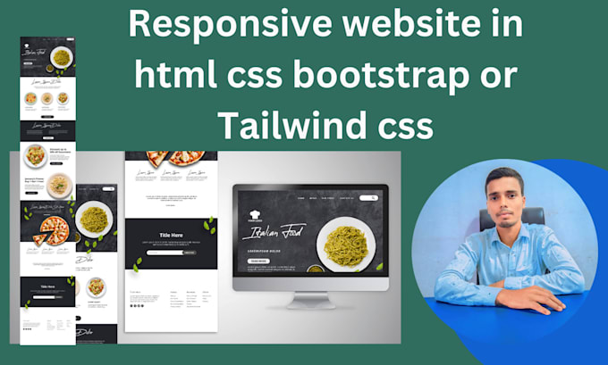 Design responsive website in html css bootstrap by Abdulhalim_dev | Fiverr