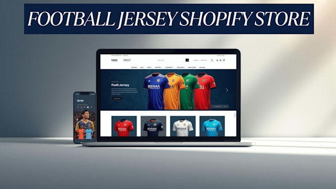 build sport wears website football jersey shopify store sport apparel website
