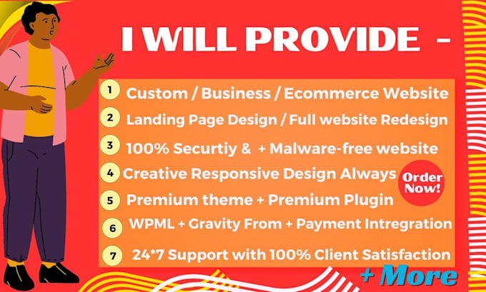 create a custom wordpress website with elementor pro