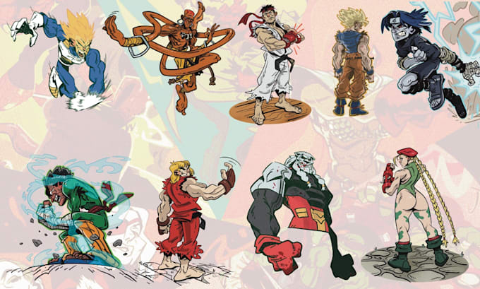 draw your favorite anime or cartoon character